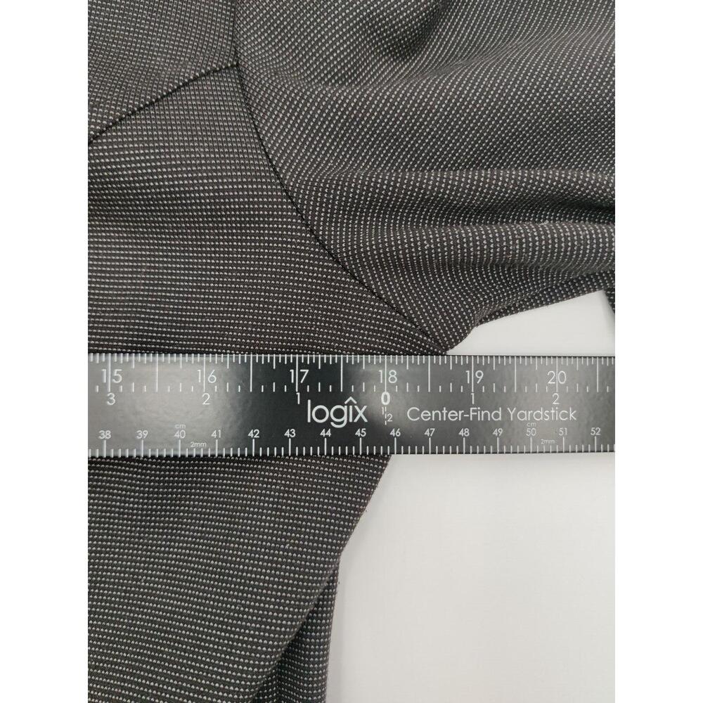 NEW YORK & COMPANY Womens Size 10 Grey Sheath Dress 3/4 Sleeve Piping - Picture 3 of 11
